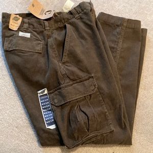 American Eagle brown corduroy cargo pants